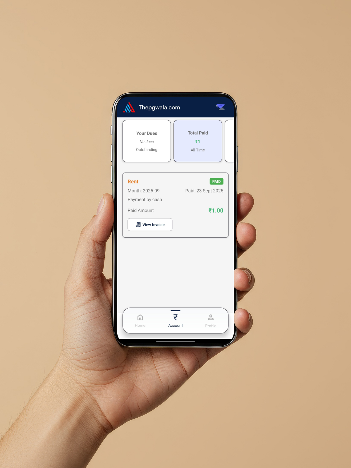 ThePGwala Tenant Screenshot 2
